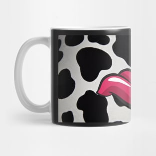 Beautiful  Funny Cow Print with a Twist Mug